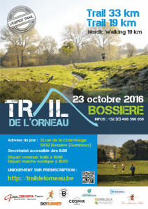Le flyer du Trail de l'Orneau 2016